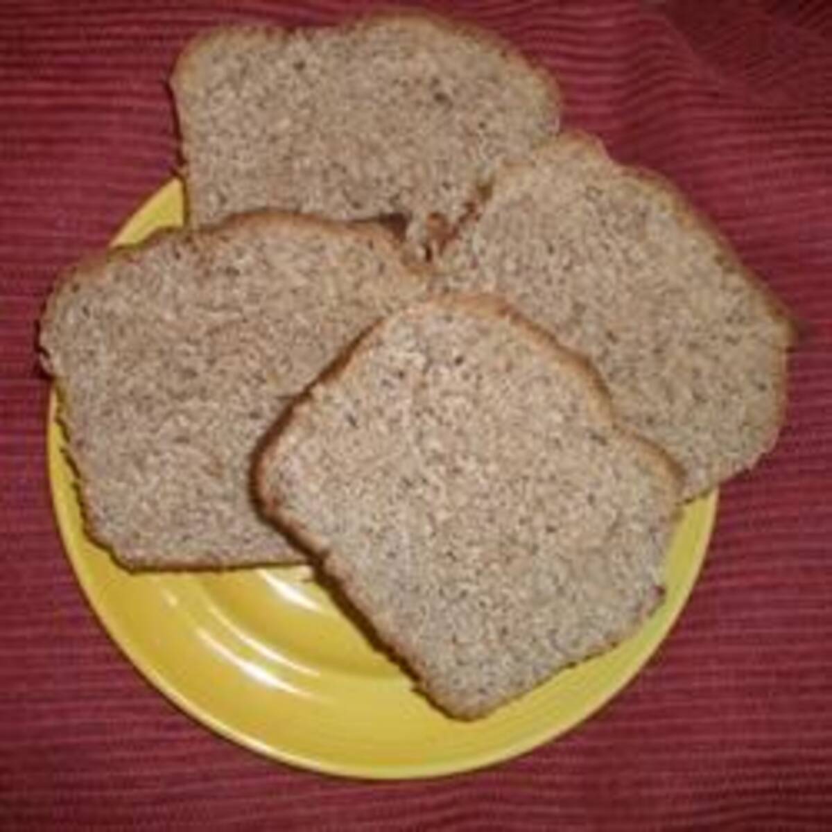 Хлеб с медом и льняным семенем