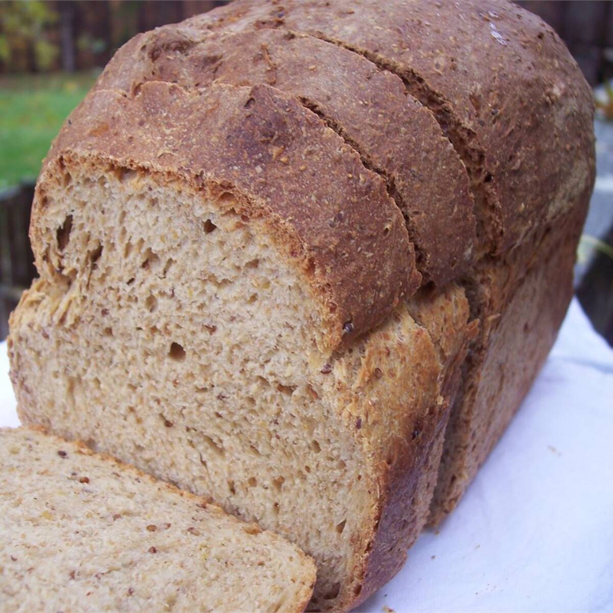 Горчичный пшенично-ржаной хлеб для сэндвичей