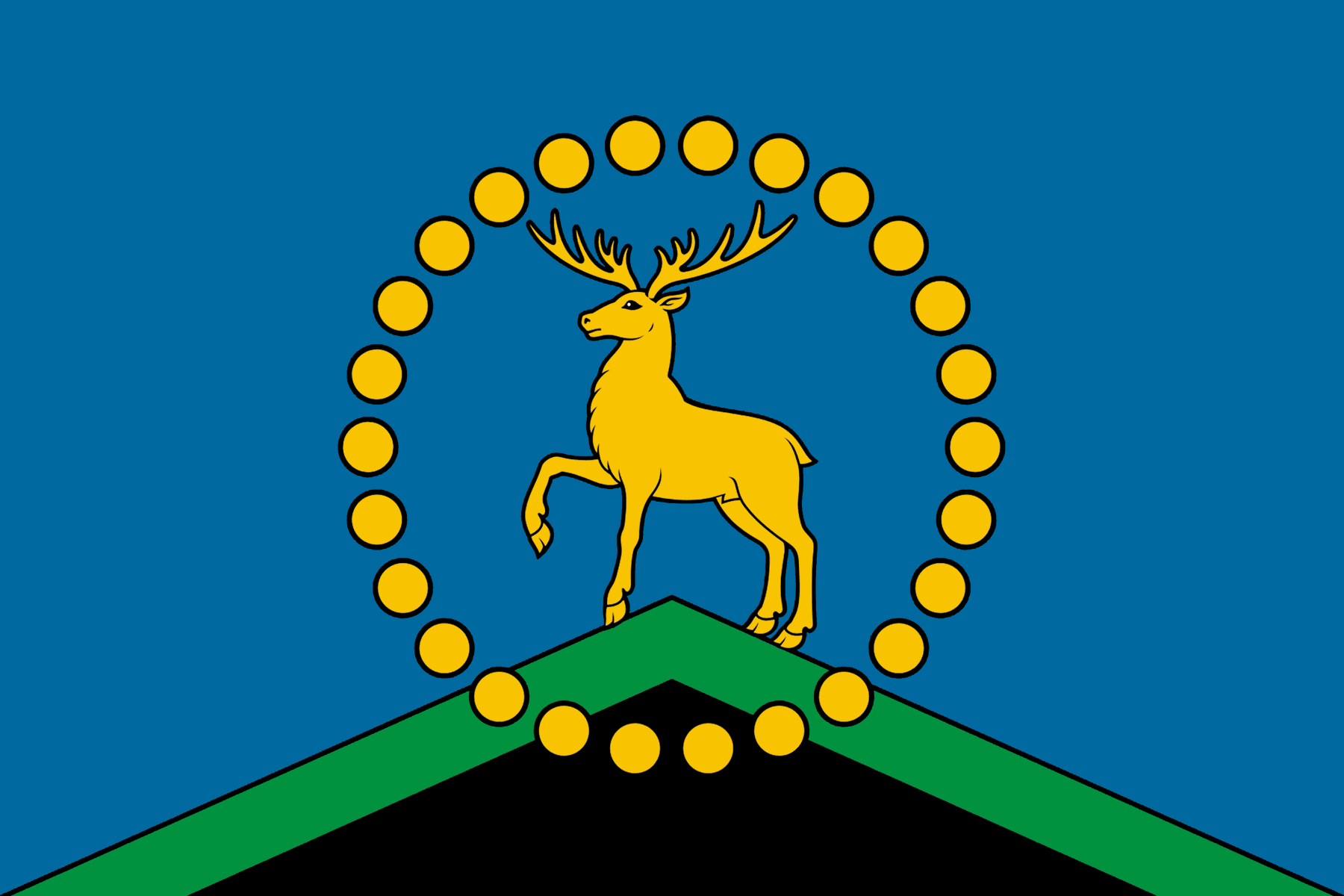 Флаг Оленегорск