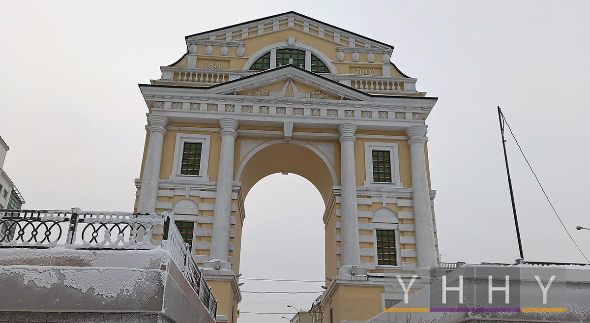 Московские триумфальные ворота в Иркутске