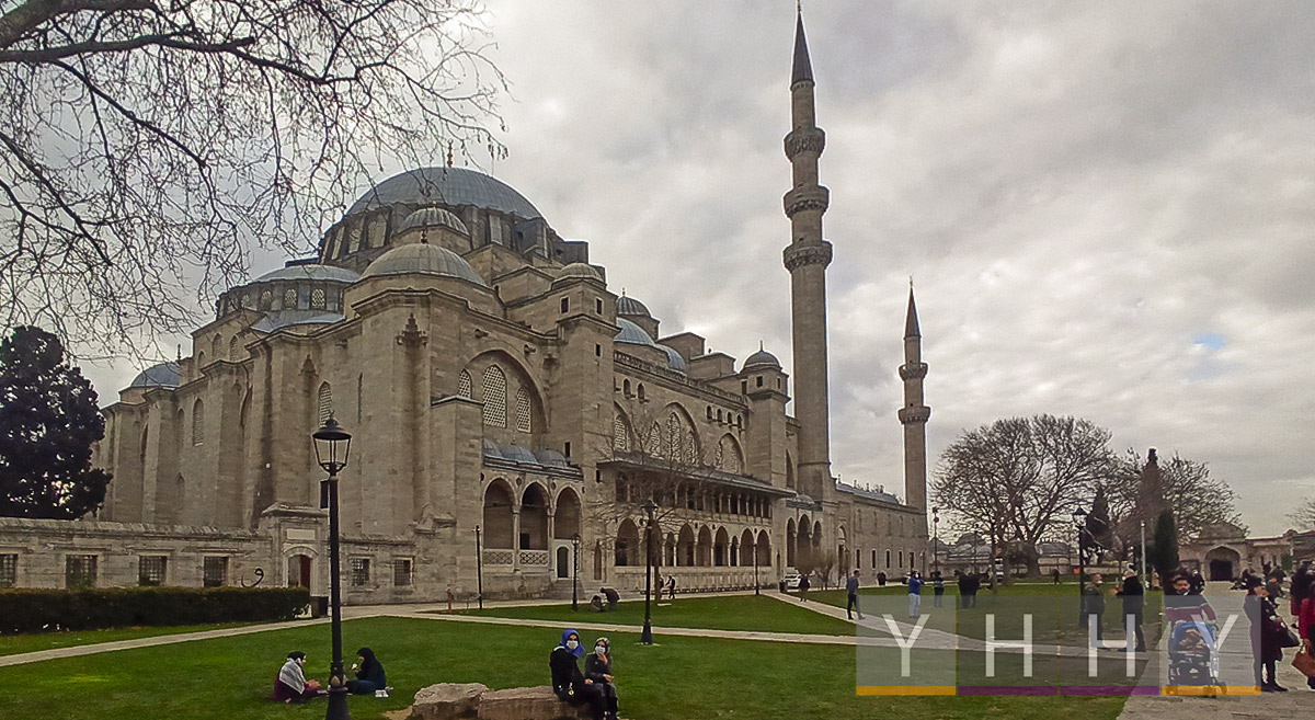 Флаг Мечеть Сулеймание в Стамбуле