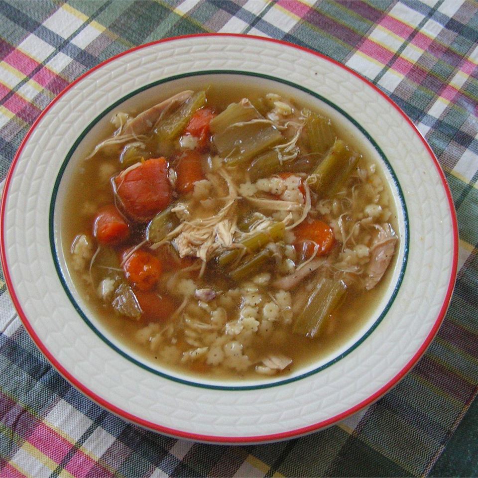 Домашний куриный суп