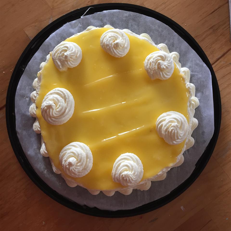 Лимонно-шифоновый торт