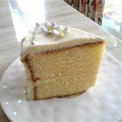 Лимонный золотой торт