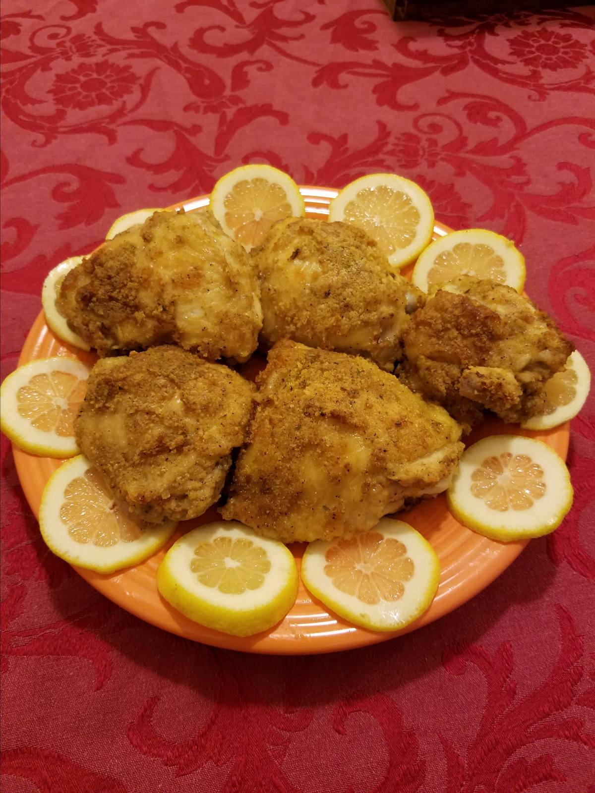Цыпленок с лимоном и горчицей
