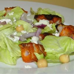 Греческий салат "Цезарь" из баранины